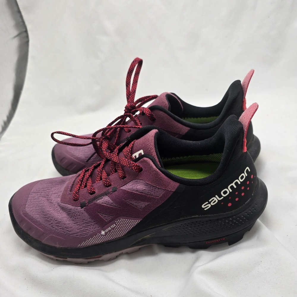 Salomon Outpulse Gore Tex Womens Trail Running Hiking Shoes Purple Size 7.5 - Picture 5 of 10